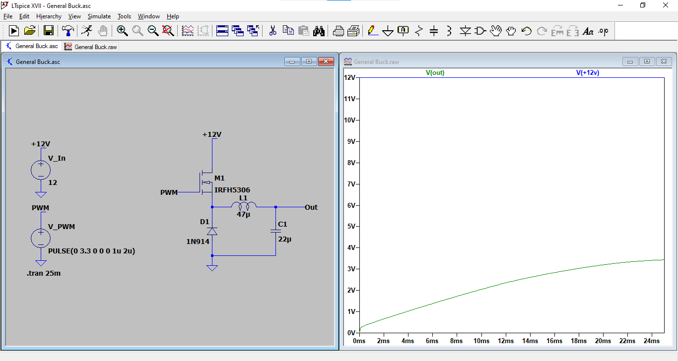 Buck converter with an NMOS