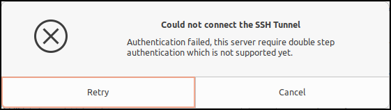 MySQL connection failure