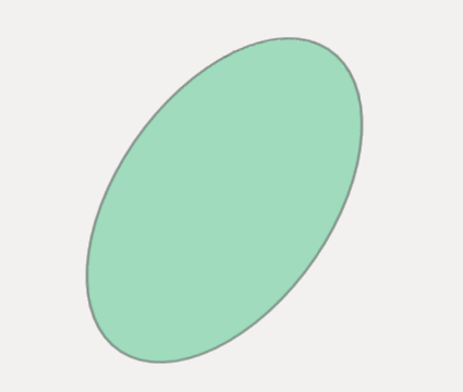 drawn shapely ellipse