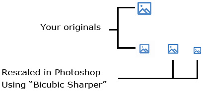 Example of "bicubic sharper" method