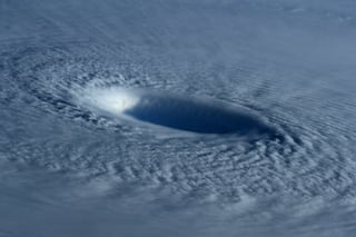 Maysak seen from the ISS 3.