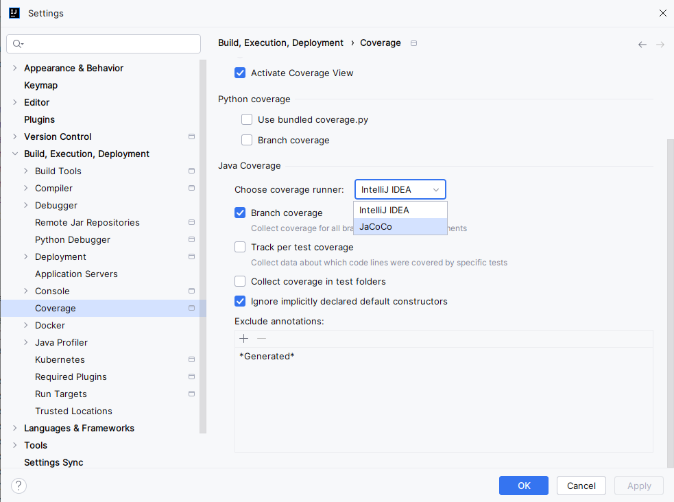 java - JaCoCo with IntelliJ - Stack Overflow