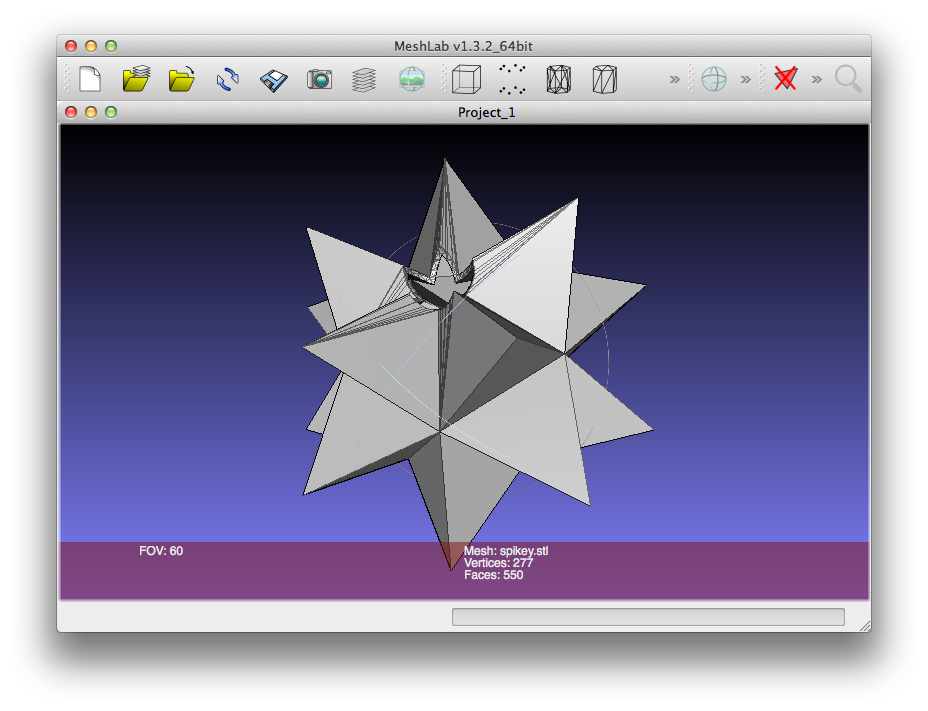 spikey in meshlab