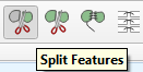 Split features button