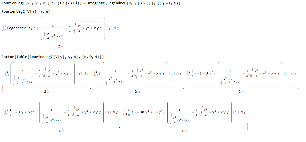 FourierLegC