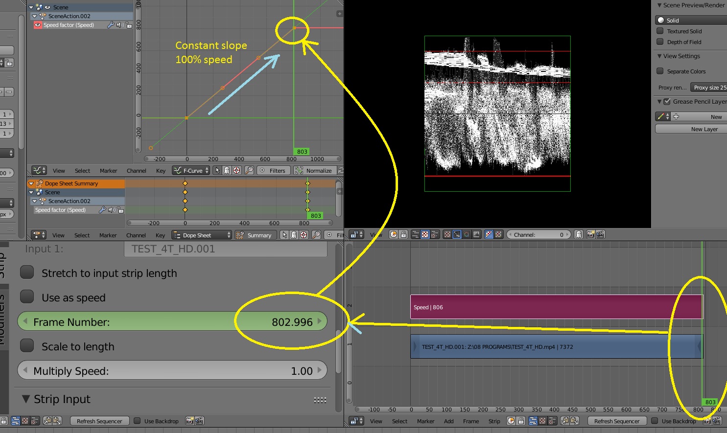 VSE frame speed