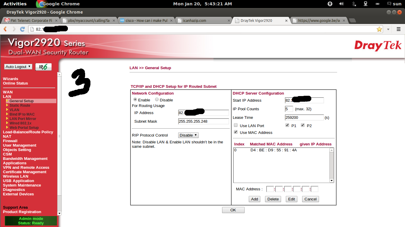 Setup Public IP's without NAT