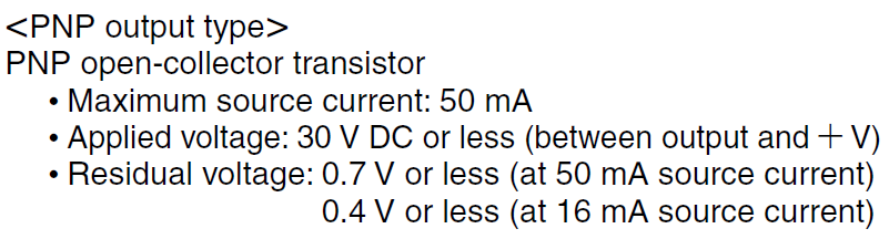 Photoelectric Sensor Output