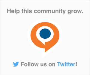 Help this community grow -- follow us on twitter!