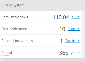 10 solar mass radiius