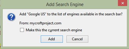 Add Search Engine