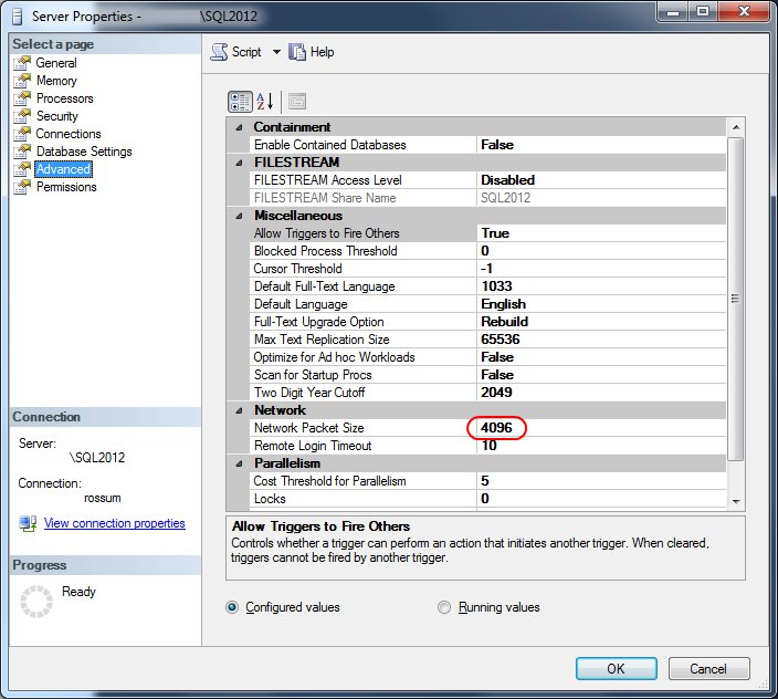 Network Packet Size