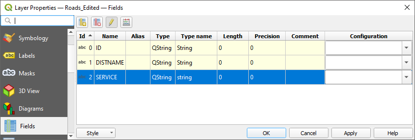 Layer Properties