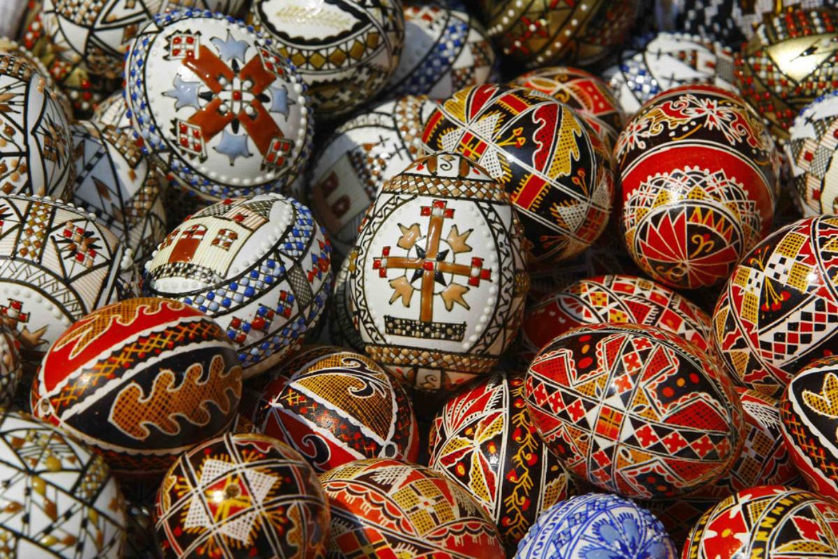 Easter Eggs. Bucharest