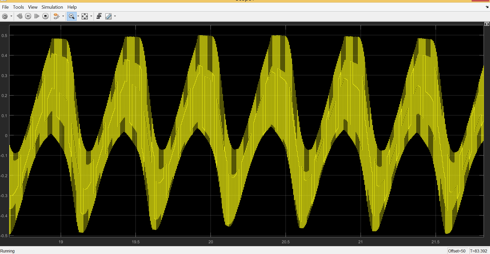 Raw recorded input, before demodulation