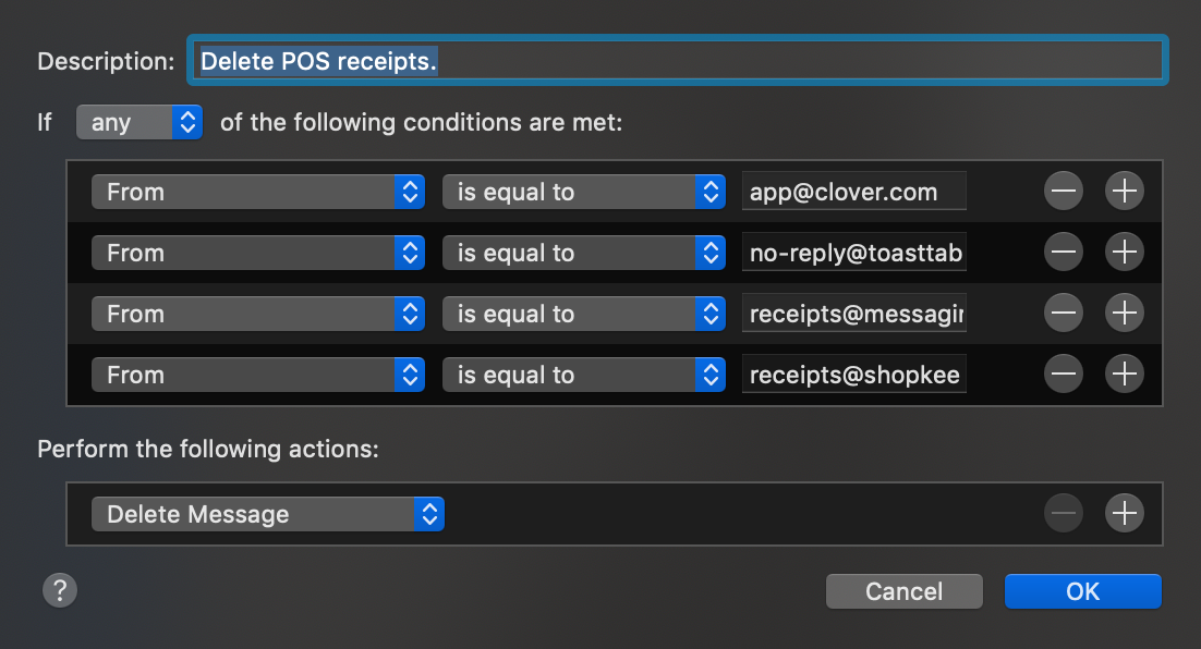 Example rule