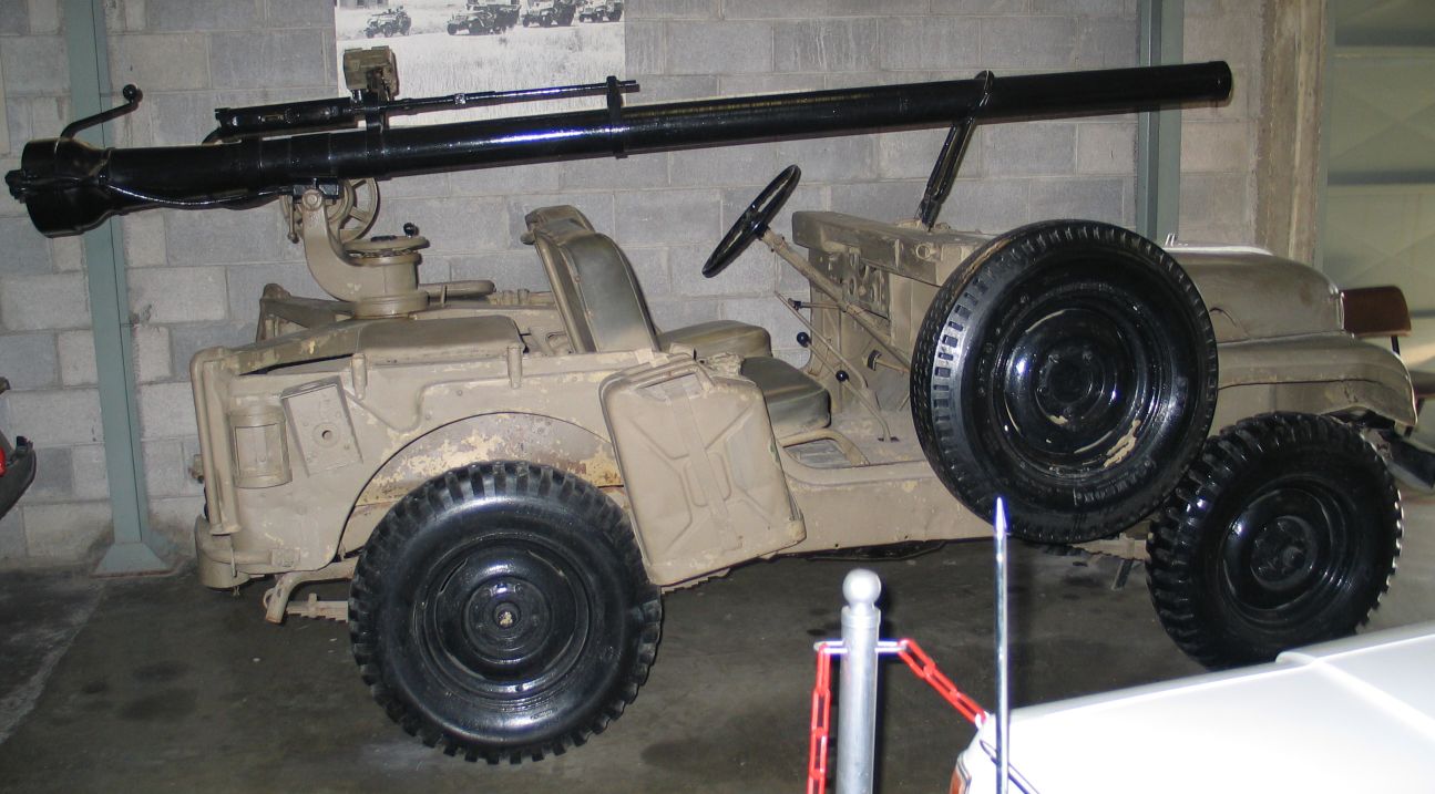 Jeep with bazooka