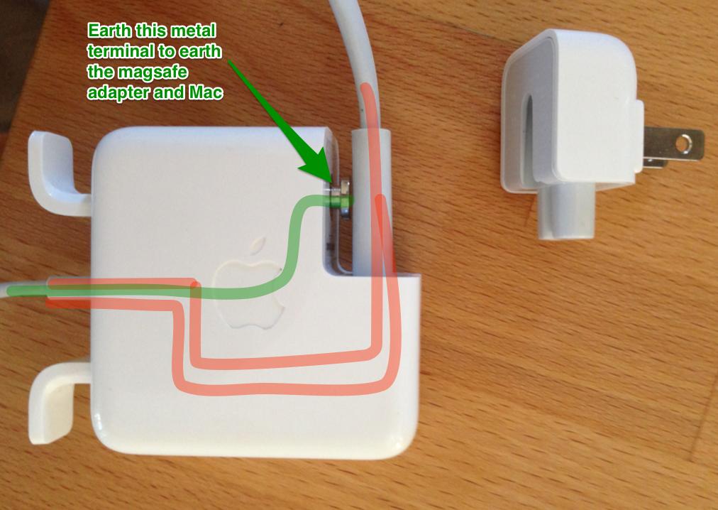 alternative solution to using the Apple duck head with the MagSafe adapter