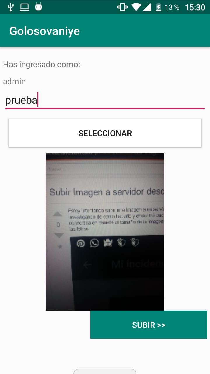 Así se ve desde app