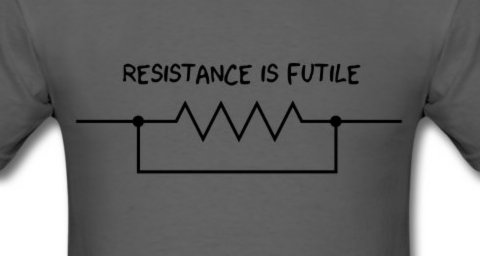 T-shirt resistance is futile