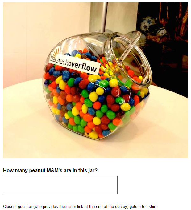 how many m&ms are in the jar