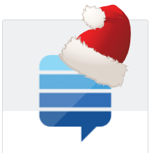 Community user wearing santa hat