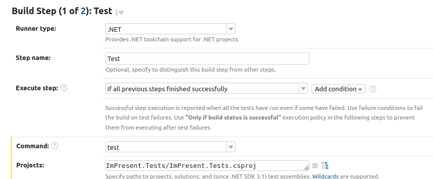 TeamCity Config