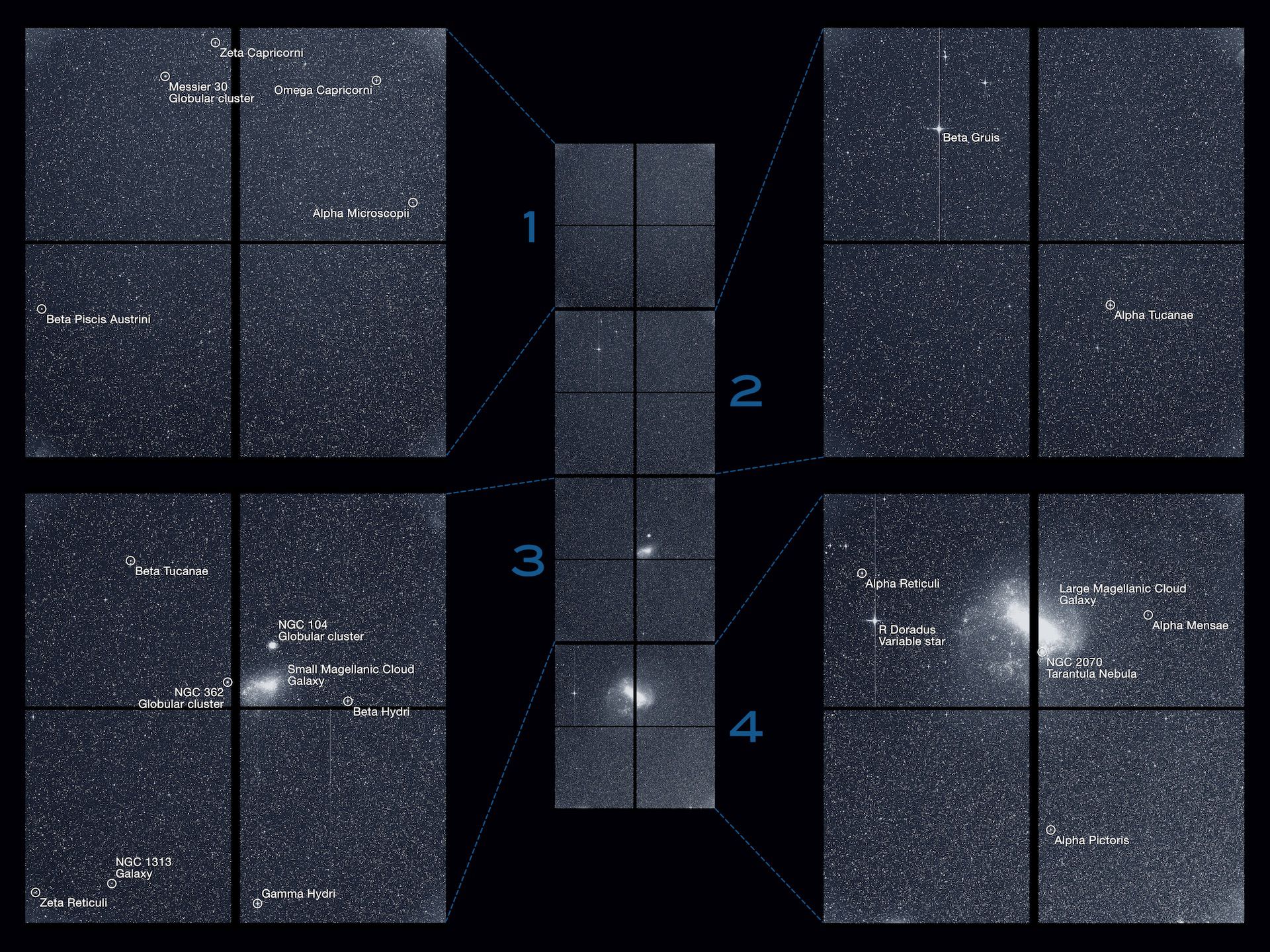 TESS' first images