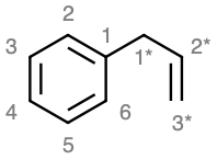 allyl benzene numbering