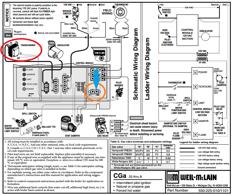 CGa-010 Wiring