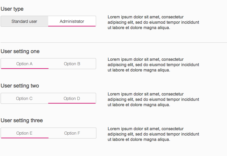 Options are pre-selected, but disabled when the user is adding an 'Administrator'