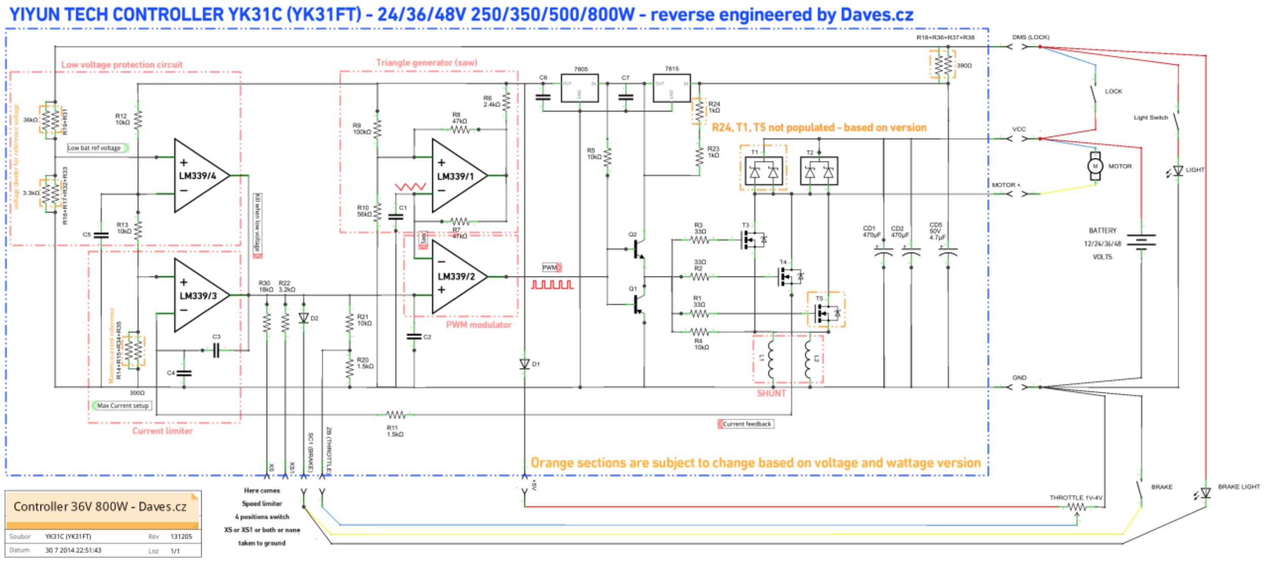 Sensored brushless DC (BLDC) motor control with PIC16F877A Control, Simple circu