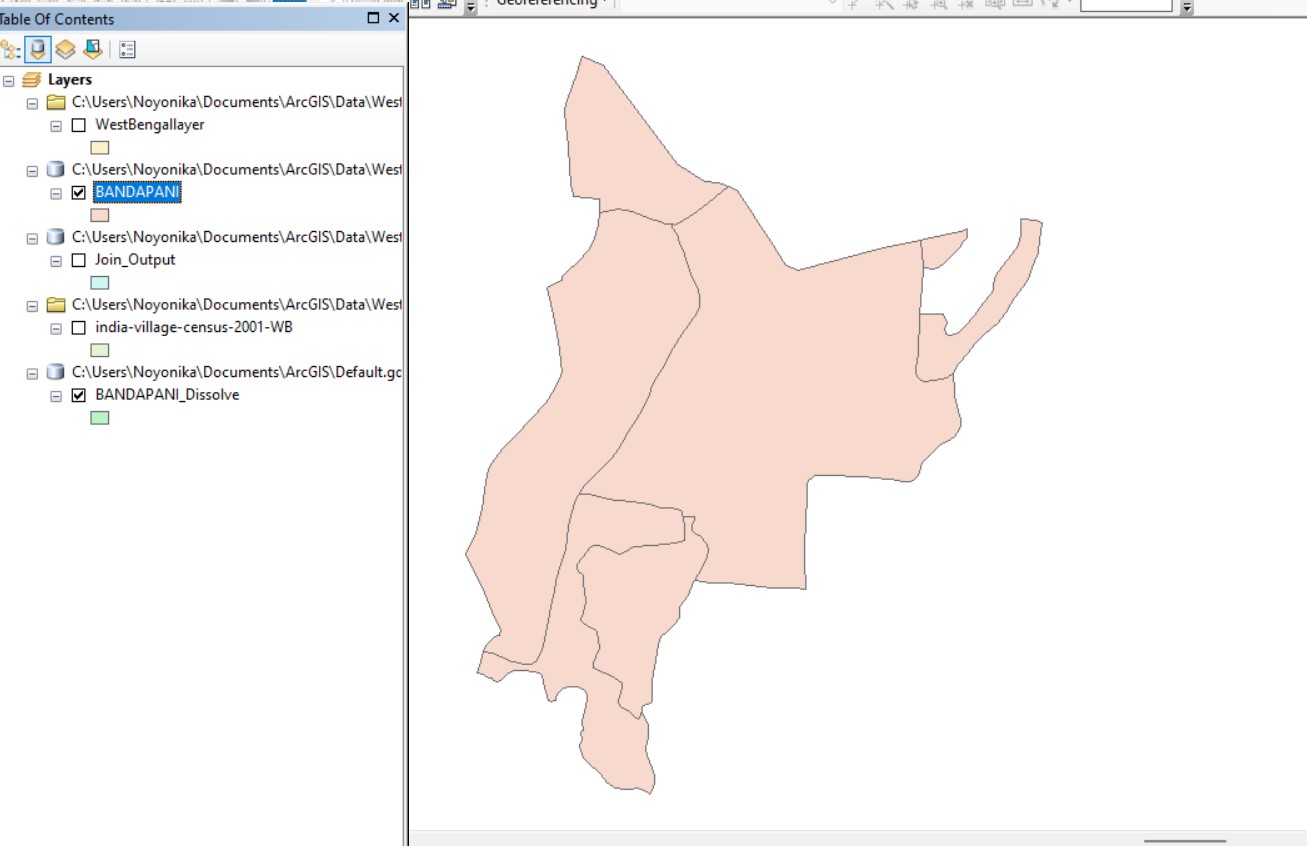 village level boundaries still present