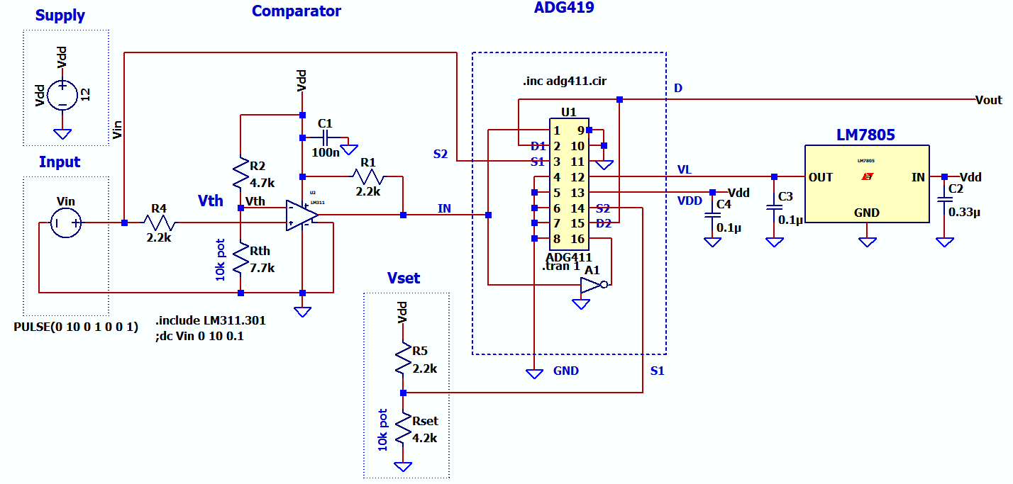 zero through ten volt sweep