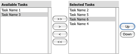 Adjacent lists example