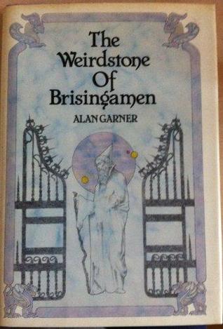 Cover of *The Weirdstone of Brisingamen* as line drawing