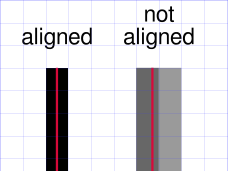 Example of anti-aliasing on magnified pixel grid