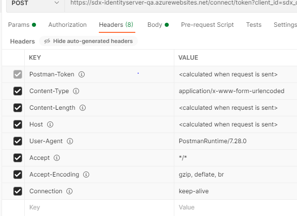 Headers desde Postman