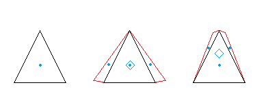 triangle to pentagon