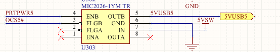 Power Switch for VBUS