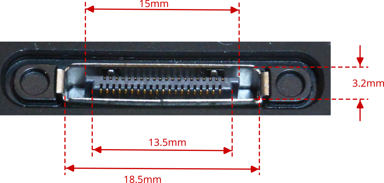 Insta360 One RS connector male