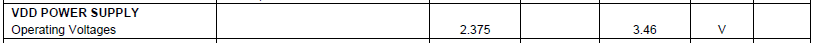 Vdd power supply of MPU-6050