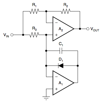 Precision rectifier circuit