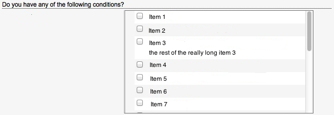 toChecklist Example