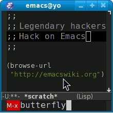 Legendary hackers hack on Emacs