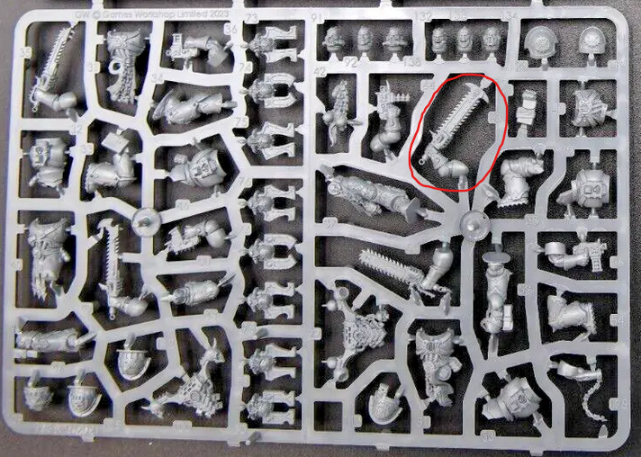 Khrone World Eaters Squad Sprue 3