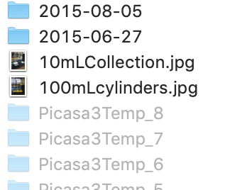 macOS hidden folders appearance