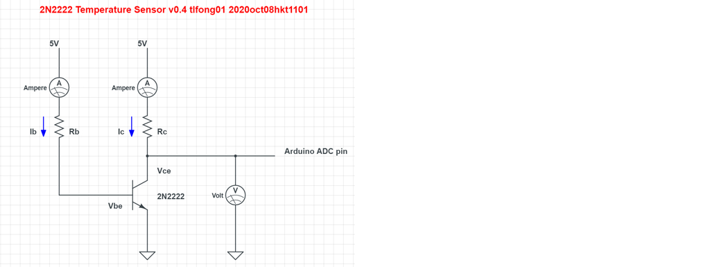 2n2222 temp sensor