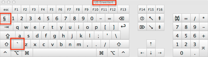 on-screen keyboard layout