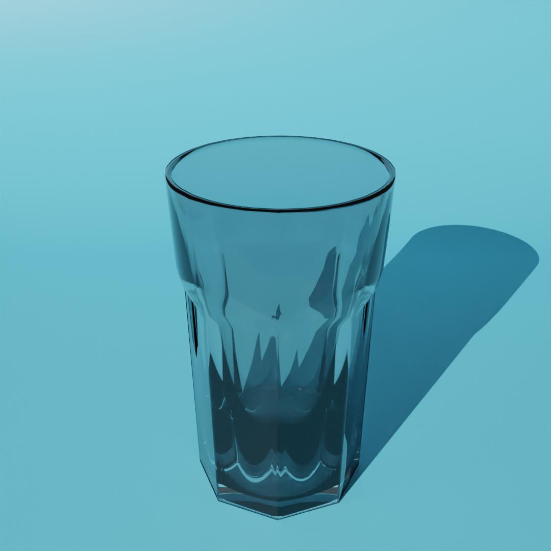 rendered glass with weird looking reflections